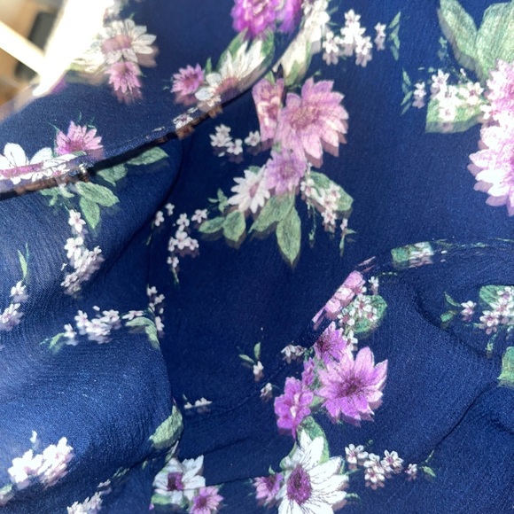 🌸Floral short sleeve blouse - Picture 3 of 4